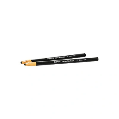 Image of Dixon Industrial Phano Peel Off China Markers Pencils, Black, 2 Pack (30771)