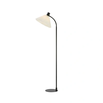 Image of Markslöjd Mira textile floor lamp, black