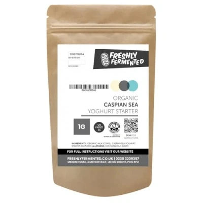 Image of Freshly Fermented Organic Certified Freeze Dried Yoghurt Starter Culture, Caspian