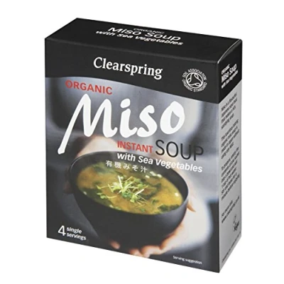 Image of Clearspring Instant Miso Soup and Sea Veg 10 x 4x10g