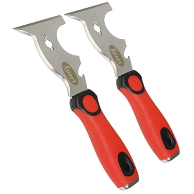 Image of Xpert 60 2 x Multi Knife Bead Glass Removal UPVC Window Deglazing Tool Chisel Scraper Blade