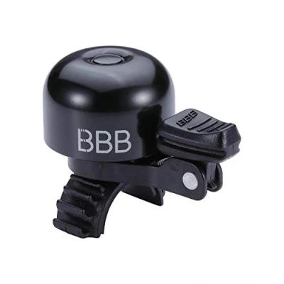 Image of BBB Cycling Bike Bell Bicycle Handlebar Loud Clear Sound for Road Mountain and Racing Bikes Adults &amp; Deluxe 15,Black