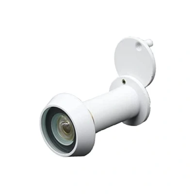 Image of Door Viewer White Peephole Wide Angle 50 75mm Thick Doors