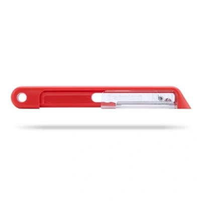 Image of Dreamfarm Sharple Self Sharpening Vertical Vegetable &amp; Food Speed Peeler, Sharpens Itself with Every Use Never Dulls Red