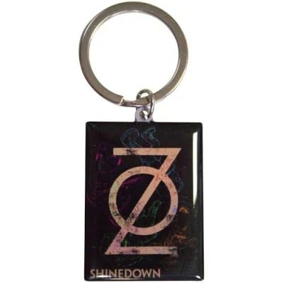 Image of Shinedown Planet Zero Band Logo Keyring One Size