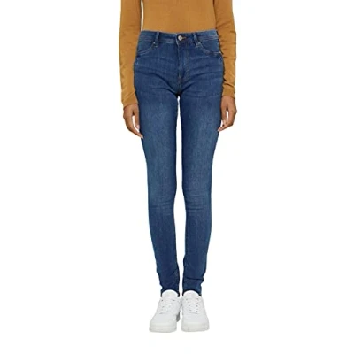 Image of ESPRIT Women&#039;s 101ee1b307 Jeans, 901/Blue Dark Wash, 24W x 32L