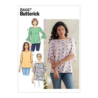 Image of Butterick Pattern B6687 Misses&#039; Top