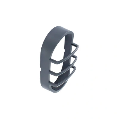 Image of Anthracite Grey Oval Louvre for Tough Shell Compact Bulkhead Integral LED