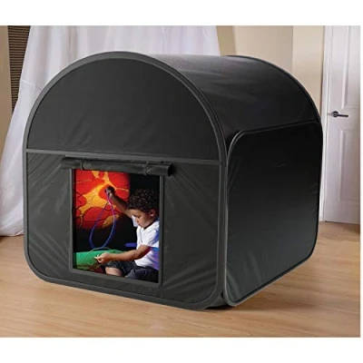 Image of Large Bluecaps 1 x Premium Pop up Sensory Den Blackout Tent for Special Educational Needs such as Autism, ASD &amp; ADHD with Travel Carry Bag…