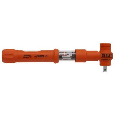 Image of Sealey Torque Wrench Insulated 3/8&quot; Square Drive 5 25Nm