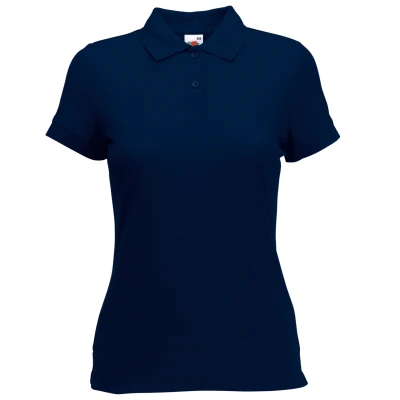 Image of Fruit Of The Loom 63212 women&#039;s Polo shirt in Blue