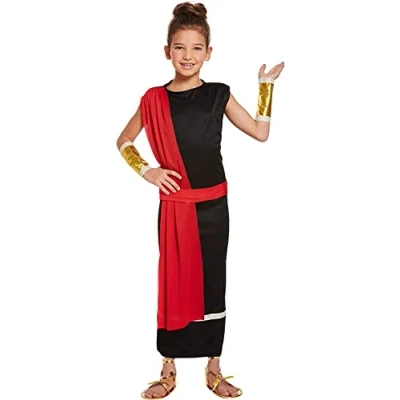 Image of HENBRANDT Fancy Dress Girls Roman Costume Age 4 6 Years