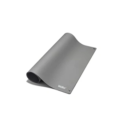 Image of Weller T0051403599 Antistatic ESD Premium Work Station Soldering Mat, 900 x 600 mm Grey Mat