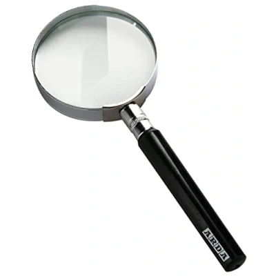 Image of Arda Magnifying Glass, Black, 50mm