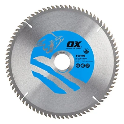 Image of OX Wood Cutting Circular Saw Blade 216/30mm, 80 Teeth ATB