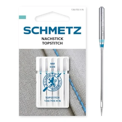 Image of SCHMETZ Topstitch Sewing Machine Needles Mixed Pack size 80 100 5 packet