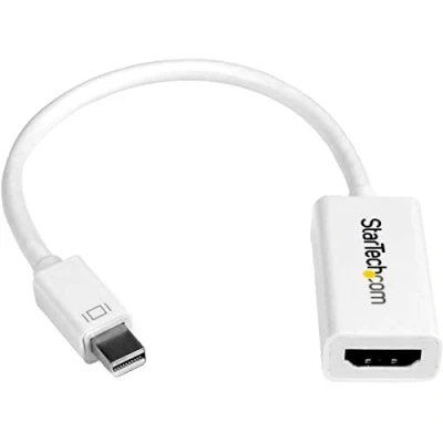 Image of StarTech.com Mini DisplayPort to HDMI Adapter Active mDP Video Converter 4K 30Hz DP or Thunderbolt 1/2 Mac/PC Monitor/TV/Display 1.2 Dongle White