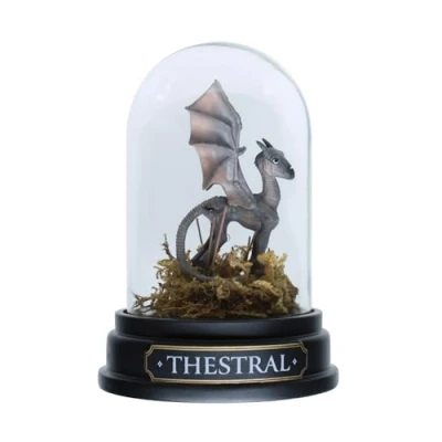 Image of Enesco The Wizarding World of Harry Potter Thestral Curiosity Cloche Figurine, 3.75 Inch, Multicolor