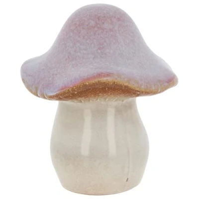 Image of Shudehill Giftware Pretty Mushroom Toadstool Pastel Ornament Pink, Green or Blue Neutral Designs Home Decoration (Pink Single)