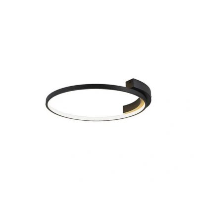 Image of Kavala LED Ceiling Light 31W Aluminum, Silicon, Sandy Black 3000K