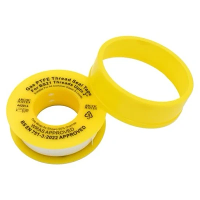 Image of Arctic Hayes Gas PTFE Tape, 5 Meter Length, Yellow