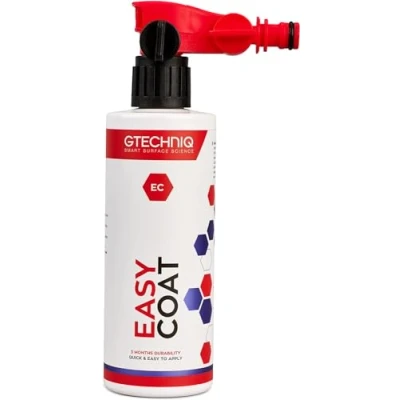 Image of Gtechniq Easy Coat Ceramic Car Coating Repels Dust and dirt provides protection from UV Rays Kit Includes Dispenser Hose Connector 500ml