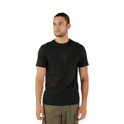 Image of Fox Racing Head SS Prem Tee [Flm Rd] Men&#039;s Windbreaker Black/Black