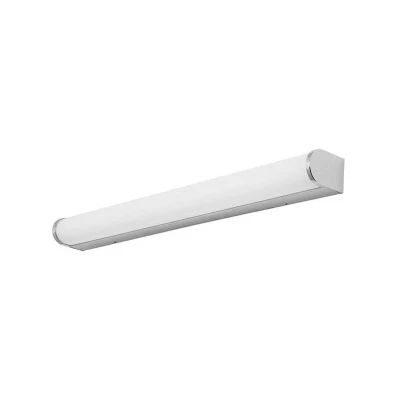 Image of Lungo Bathroom LED Flush Wall Light Chrome 1365lm 3000K IP44