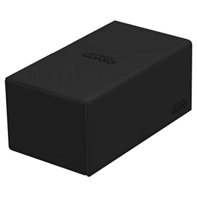 Image of Ultimate Guard Twin Flip`n`Tray 200+ XenoSkin Monocolor Noir