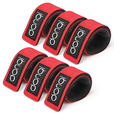 Image of DONQL Fishing Rod Straps Belts Ties Stretchy Magic Bait Casting Spinning Holders Tackle Tie Bag Accessories(Neoprene 3.5 * 25cm)
