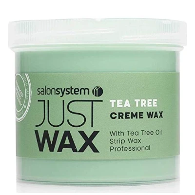 Image of Salon System Just Wax Tea Tree Cream with Natural Antiseptic 450g, 3 Pack