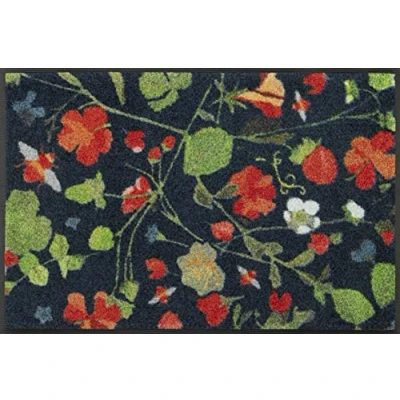 Image of wash+dry Garden Bee Doormat 50 x 75 cm Washable Indoor and Outdoor Use