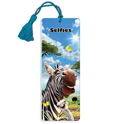 Image of Howard Robinson HR18923 Selfie Zebra Super 3D Collectable Bookmarks