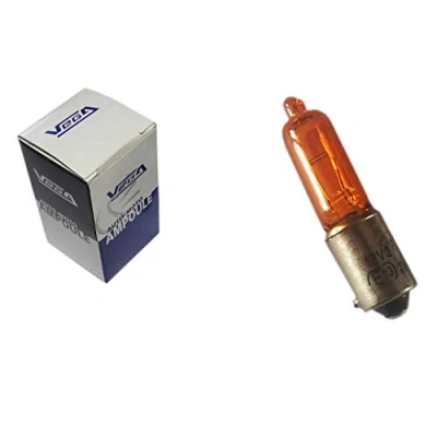 Image of 10 Vega® HY21W BAW9S Halogen Bulbs Orange 12V