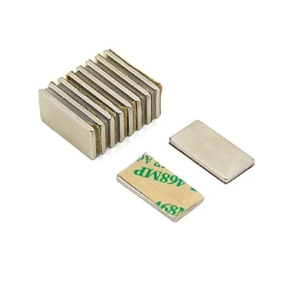Image of Adhesive N42 Neodymium Magnet for Arts, Crafts, Model Making, DIY, Hobbies, Office and Home 20mm x 10mm 1.5mm thick 2kg Pull South Pack of 200