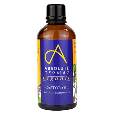 Image of Absolute Aromas Organic Castor Oil 100ml 100% Pure and Natural Carrier for Massage, Aromatherapy Blending Essentials Oils