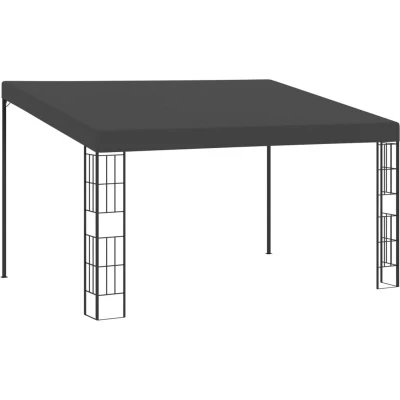 Image of vidaXL Wall mounted Gazebo 3x4 m Anthracite Fabric