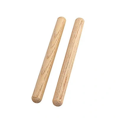 Image of Alnicov 1 Pair of Rhythm Sticks Birch Drumsticks Musical Gift Percussion Instrument Parts &amp; Accessories