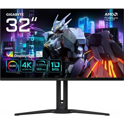 Image of Gigabyte FO32U EK 31.5&quot; OLED 4K Ultra HD Gaming Monitor 3840 x 2160(4K HD), 240Hz, 0.03ms, FreeSync Premium Pro, DisplayHDR 400 True Black, HDMI 2.1, DisplayPort 1.4
