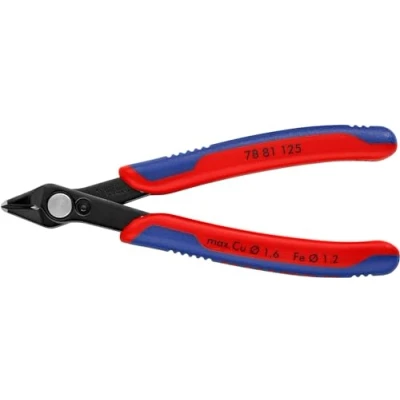 Image of Knipex Electronic Super Knips® burnished, with multi component grips 125 mm 78 81