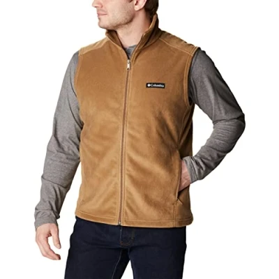 Image of Columbia Men&#039;s Steens Mountain Vest, Fleece Gilet Delta, M