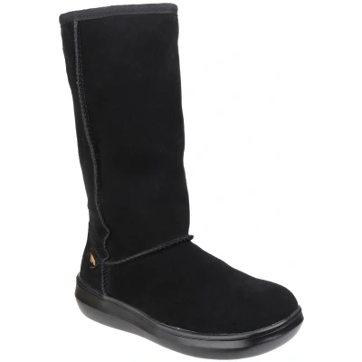 Image of Rocket Dog Women&#039;s Sugardaddy Boots, Black Suede, 6 UK