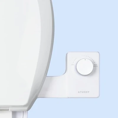 Image of TUSHY Fresh Bidet: Ultra Slim Toilet Seat Attachment (Non Electric Self Cleaning Hygienic Nozzle) Easy DIY Install