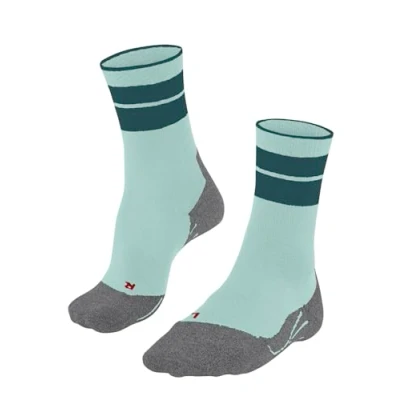 Image of FALKE Women&#039;s TK Stabilizing W SO Wool Thick Anti Blister 1 Pair Hiking Socks, Green (Mint 7630), 2.5 3.5