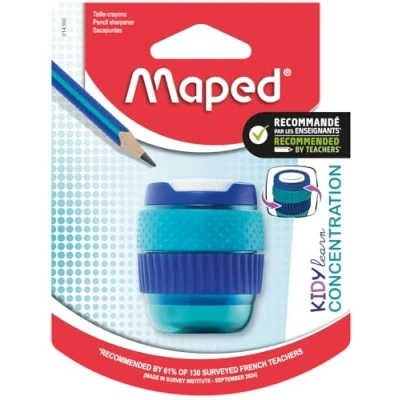 Image of Maped Kidy Learn Concentration 1 Hole Pencil Sharpener Soft Rotating Rings