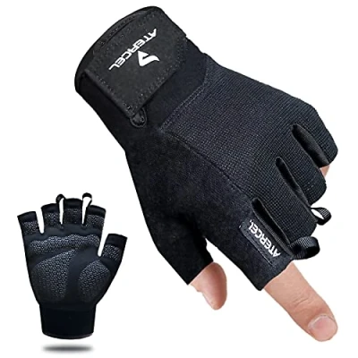 Image of ATERCEL Weight Lifting Gloves, Gym Gloves for Crossfit, Workout, Exercise Cycling, Training, Breathable and Snug fit, Men Women