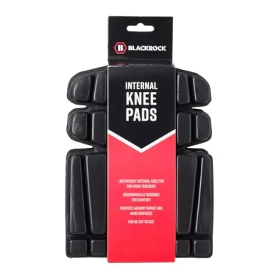 Image of Blackrock EVA Knee Pads For Work Trousers, Cut To Size Pad Inserts Men Women, Soft Foam Pads, Protectors, Tough DIY, Flooring, Construction, PPE, Plumber, Mechanic
