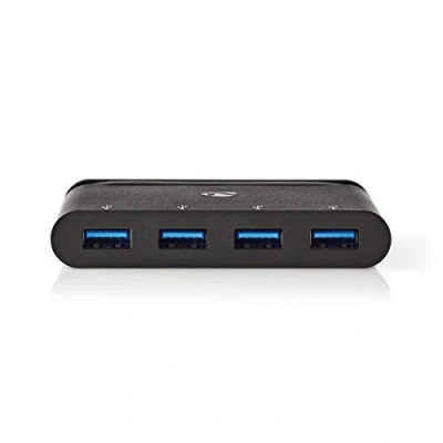 Image of Nedis Computer Hub USB Type C 4x 3.0 Black
