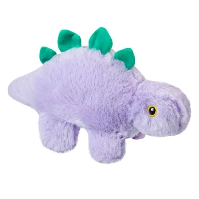 Image of VFM Dinosaur Soft Toy Stegosaurus 100% Recycled Materials Eco Friendly Plush Dinosaur, Stuffed Dino Plushie, Gifts for Birthday, Valentine&#039;s Day ChristmasEco Lilac 21cm