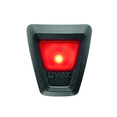 Image of uvex Plug in LED XB052 Suitable for Active Two Different Light Modes (Continuous or Flashing) Black Red One Size